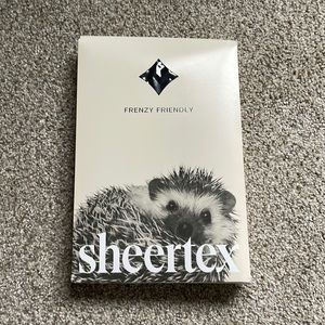 New in box SHEERTEX shaping black sheer tights - M